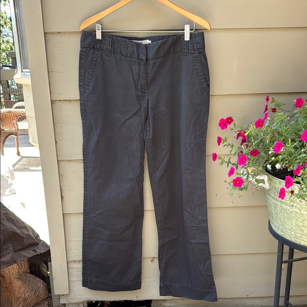 J. Crew Charcoal Chino Pants size 10